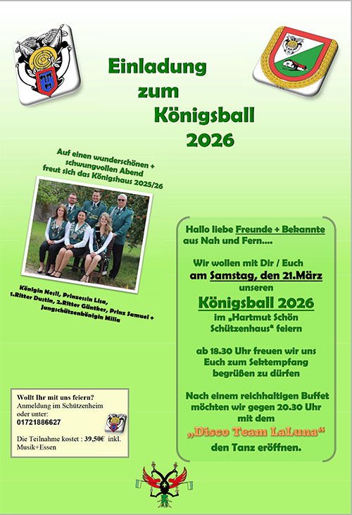 Koenigsball 2023 Flyer Grafik